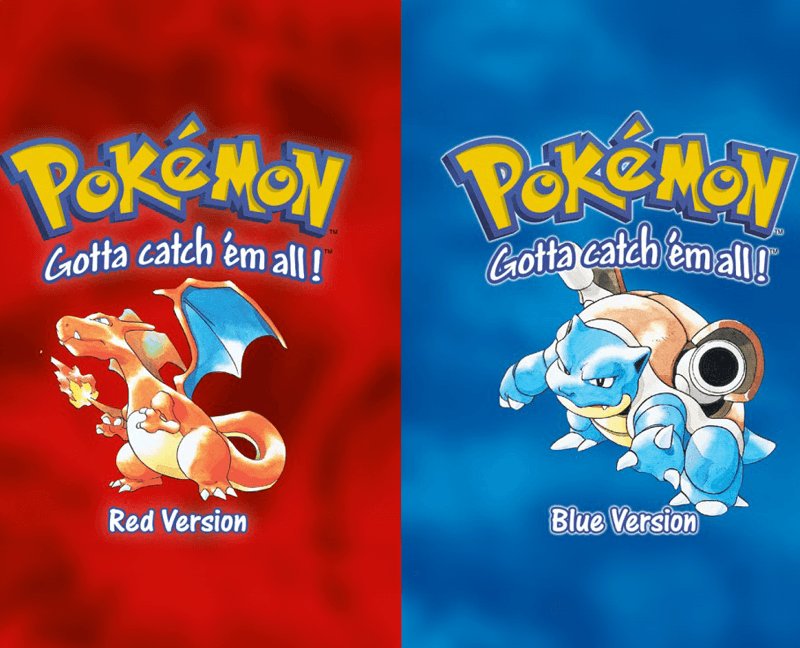 pokemon red and blue