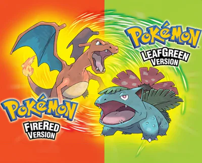 firered & leafgreen Pokemon Game Cover