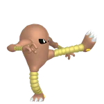 Hitmonlee - Fighting type Pokemon