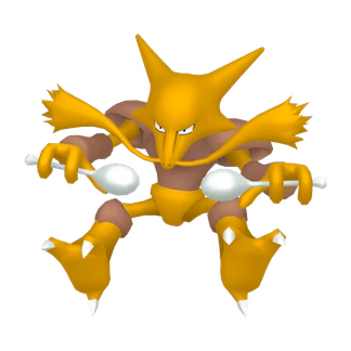 Alakazam - Psychic type Pokemon from Pokemon HeartGold and SoulSilver with stats, moves, and evolution data