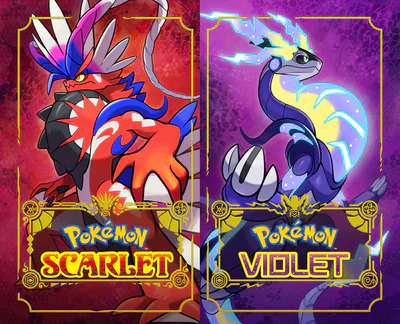 scarlet & violet Pokemon Game Cover