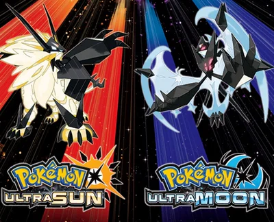 ultra sun & ultra moon Pokemon Game Cover